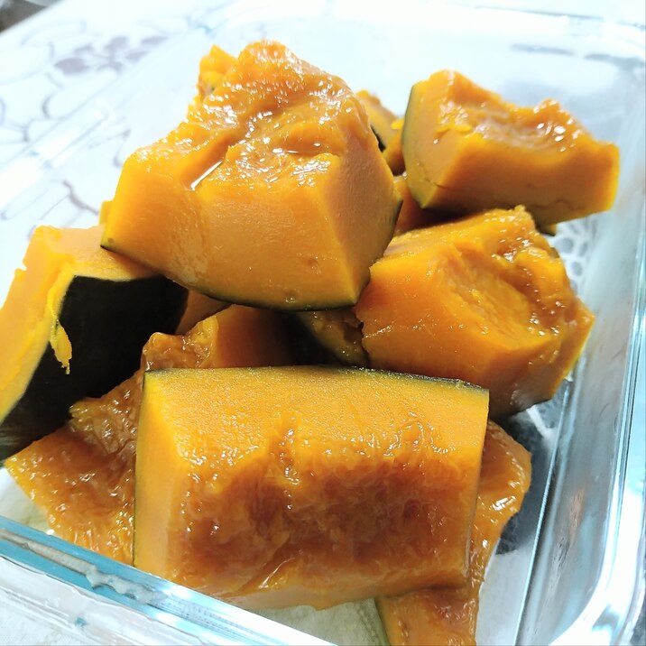 【定番☆かぼちゃの煮物】味付けは3つのみ!